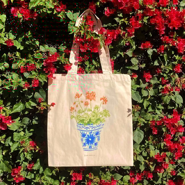 Tote bag Geranio 