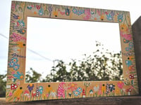 Image 3 of Wooden floral picture frame 