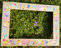 Image 2 of Wooden floral picture frame 