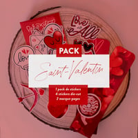 Image 1 of Pack Saint Valentin - Bundle (Stickers et marque-pages)