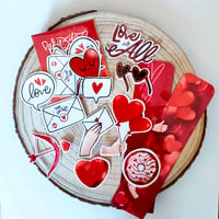 Image 2 of Pack Saint Valentin - Bundle (Stickers et marque-pages)