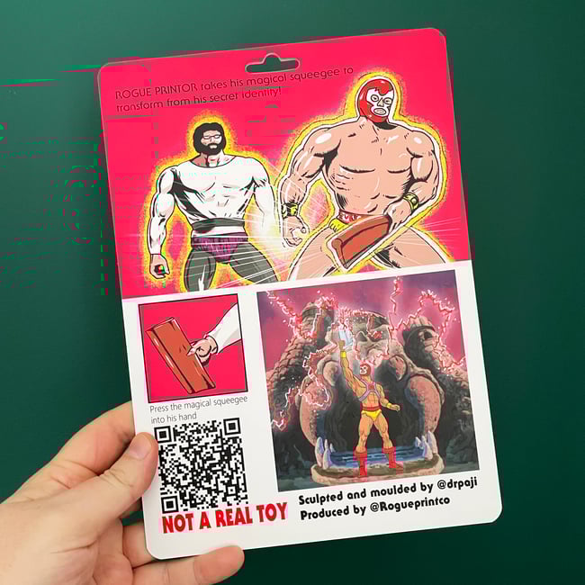 ROGUE PRINTOR - Paul James *ACTION FIGURE*