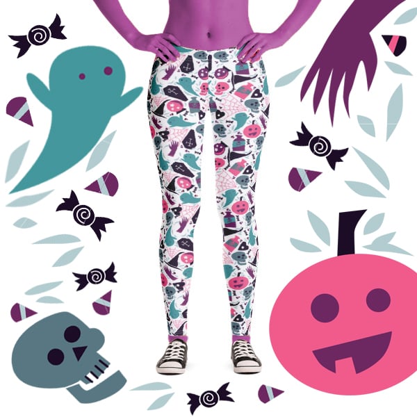 Skulls and Ghosts Leggings