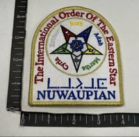 Rare Nuwaupian Order of the Eastern Star patch