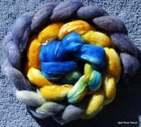 Image 2 of Starry Night Merino/Tencel Combed Top Hand Painted - 6 ounces - ON SALE
