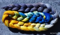 Image 1 of Starry Night Merino/Tencel Combed Top Hand Painted - 6 ounces - ON SALE