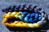Image 4 of Starry Night Merino/Tencel Combed Top Hand Painted - 6 ounces - ON SALE
