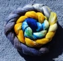 Starry Night Merino/Tencel Combed Top Hand Painted - 6 ounces - ON SALE