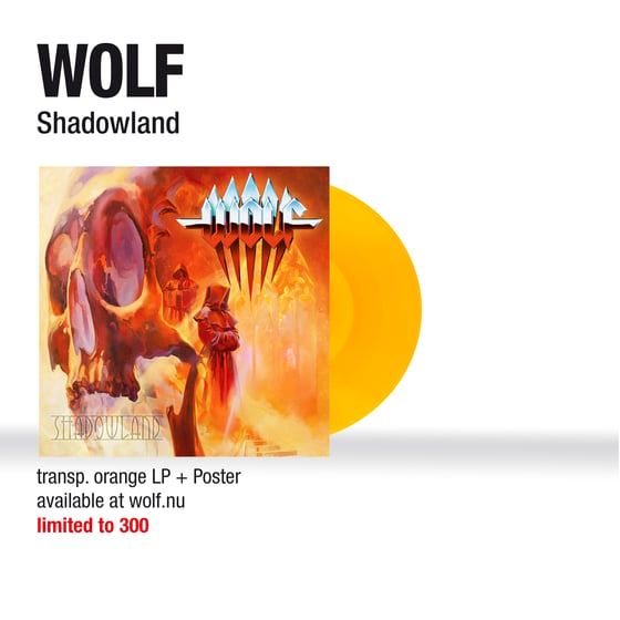 Image of Pre-Order SHADOWLAND trans. orange LP + Poster - First 50 will be signed. ONLY AVAILABLE HERE