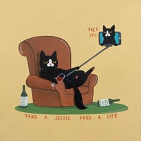 Image 1 of A Selfie A Day, Keeps The Haters At Bay (Limited Print)