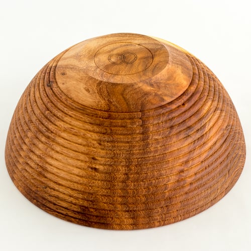 Image of Handmade Beaded Mesquite Bowl Set 