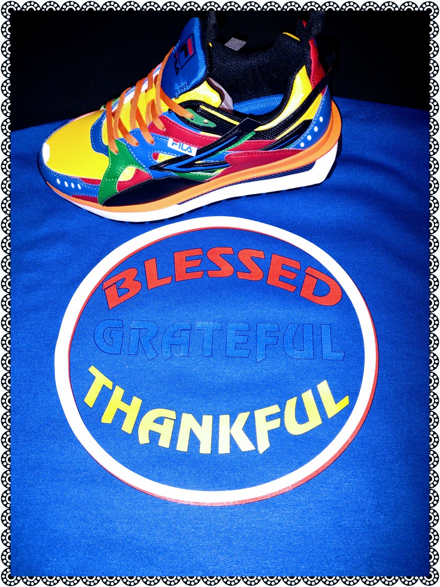 Image of BLESSED GRATEFUL THANKFUL TEE
