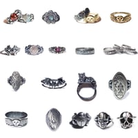 Image 1 of Assorted ready-to-ship sterling silver rings (20% OFF SALE)