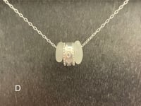 Image 5 of Sterling Silver “LOVE” charm with Sea Glass