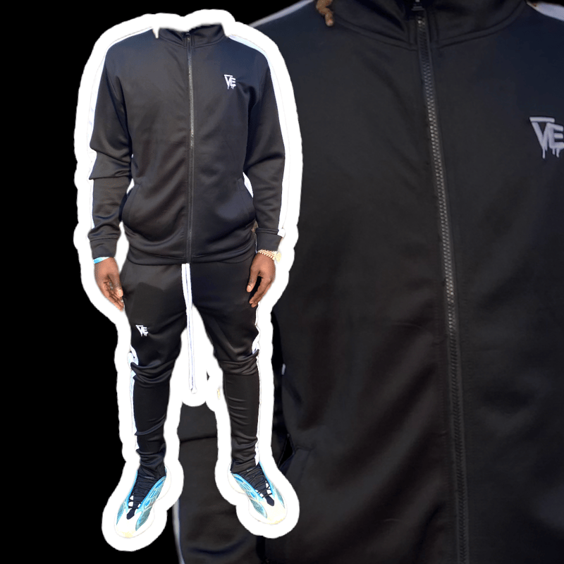 Black & White VE Drip Tracksuit Security Vintage Extinction
