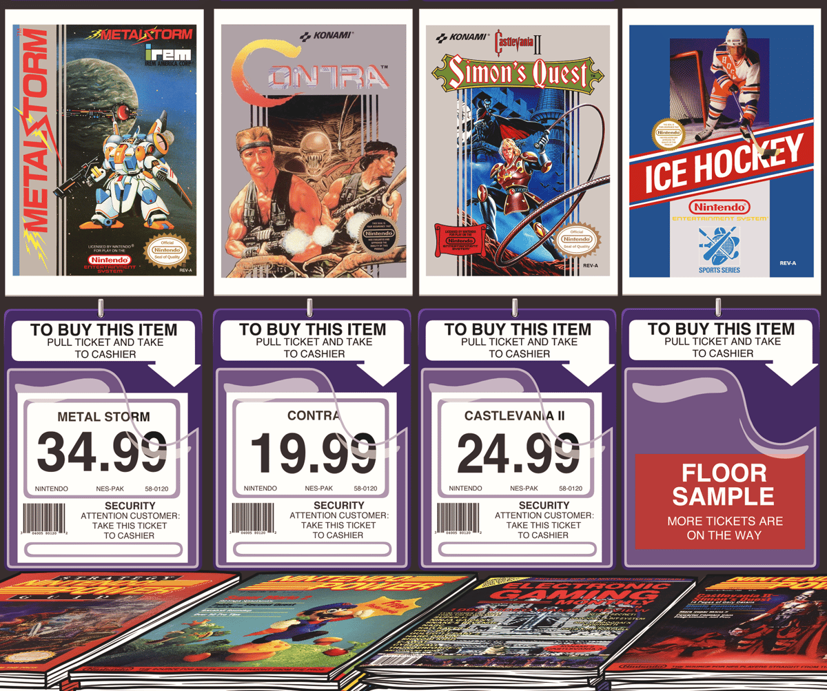 Image of NES Vidpro Wall (Head-On)