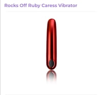 Rocks Off Ruby Caress Vibrator