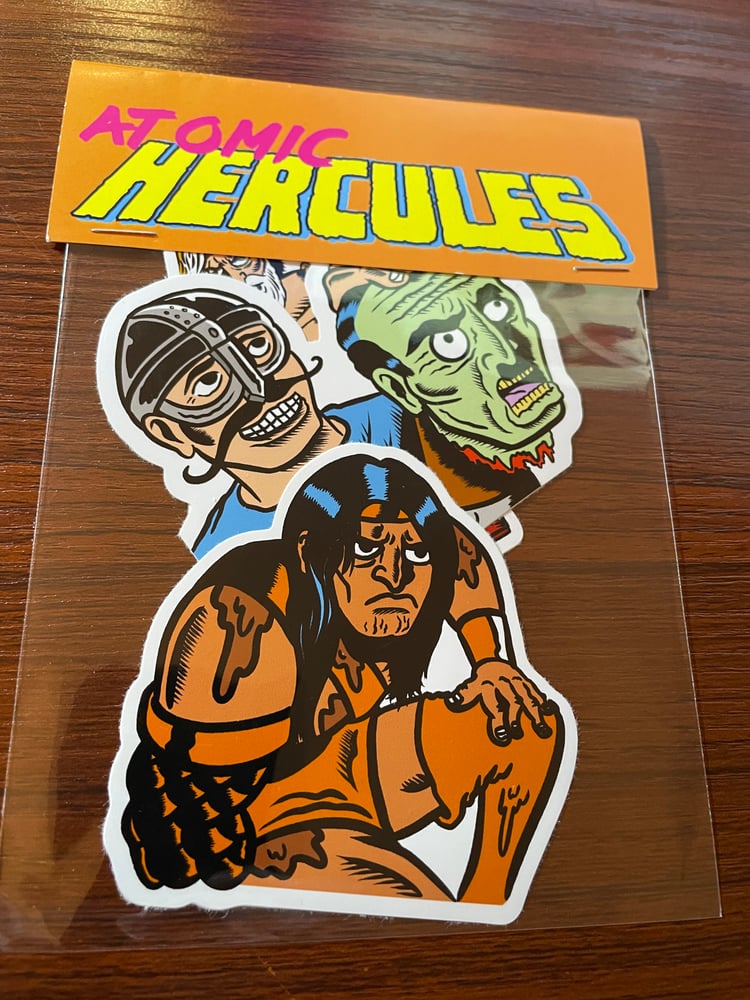 Image of Atomic Hercules Stickers.
