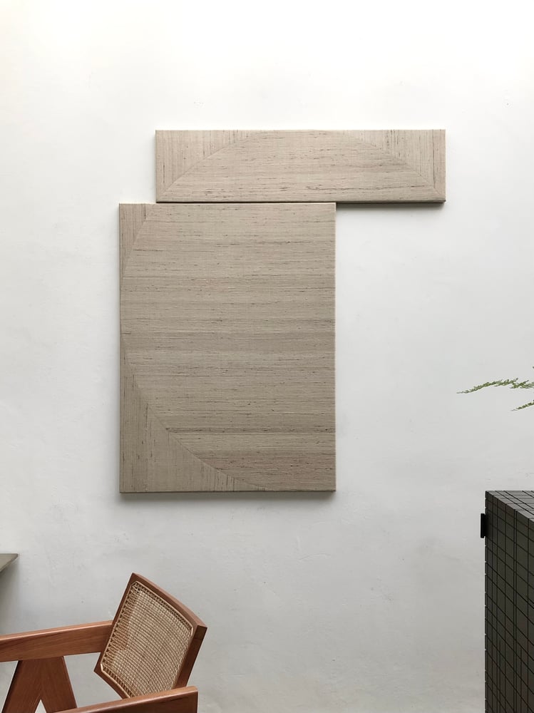 Image of geometric composition (diptych)1