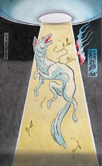 "Kitsune's missing time" Print