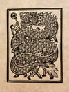 Dragon Dance Block print