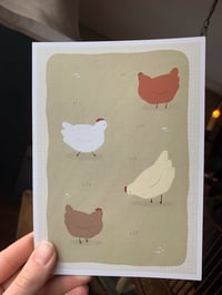 Image 1 of Playful Chickens Print