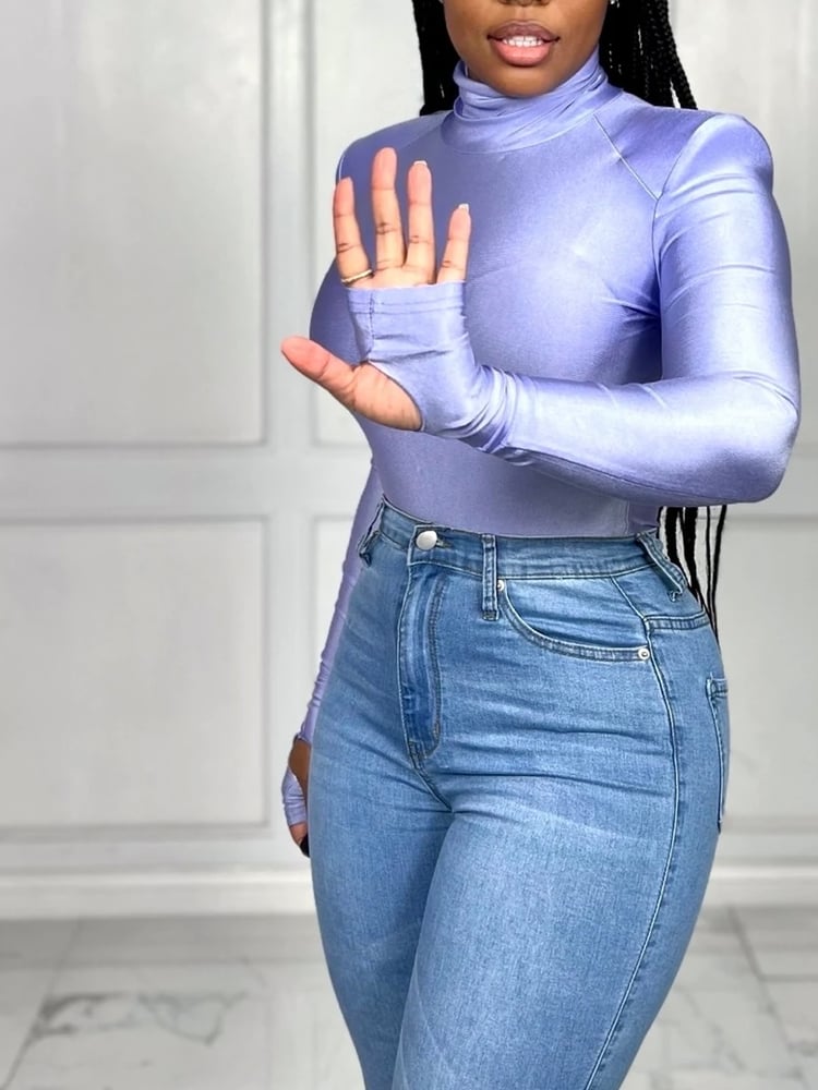 Image of socialite bodysuit (purple)