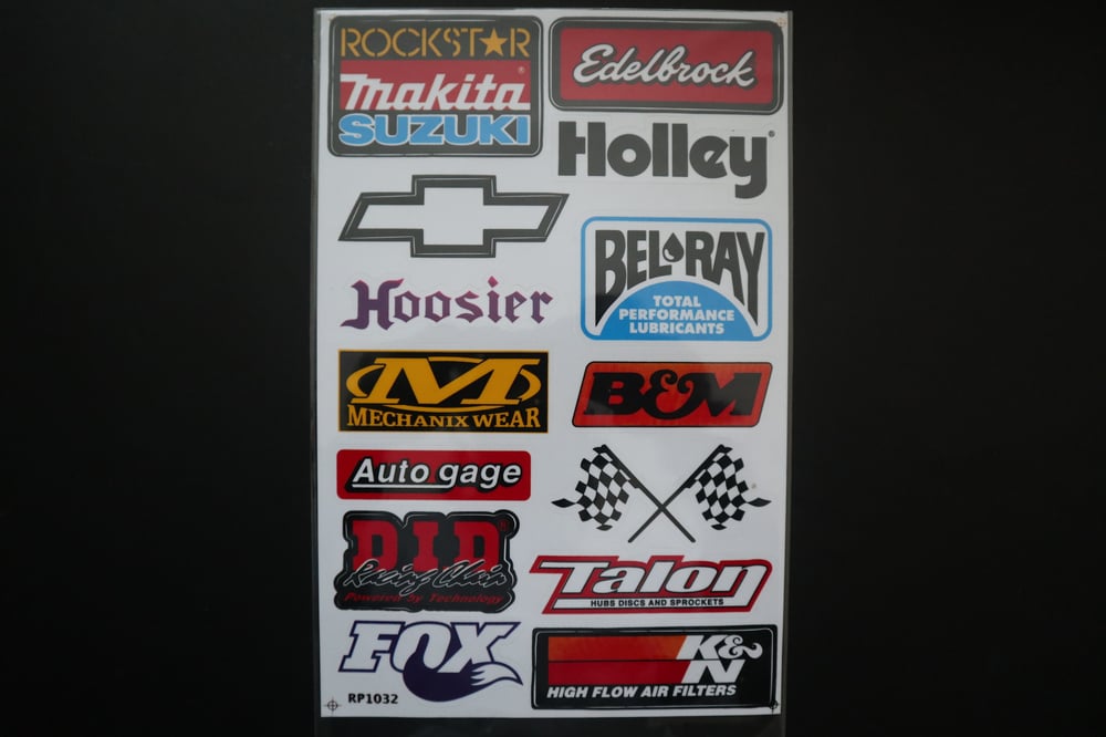 Image of Decal     Sheets 