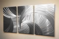 Image 3 of Tempest 47 - Metal Wall Art Abstract Sculpture Modern Decor-