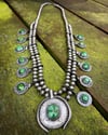 WL&A Handmade Old Style Emerald Valley Blossom Necklace - 28" - 150 Grams