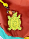 Pastel Red Eared Slider Acrylic Linking Charm 