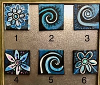 Image 1 of Blue Canvas Magnets