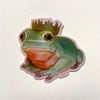 King Frog Sticker