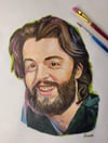 'Paul McCartney' Portrait Painting