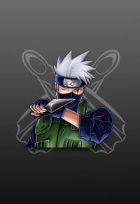 Kakashi Kiss Cut Sticker