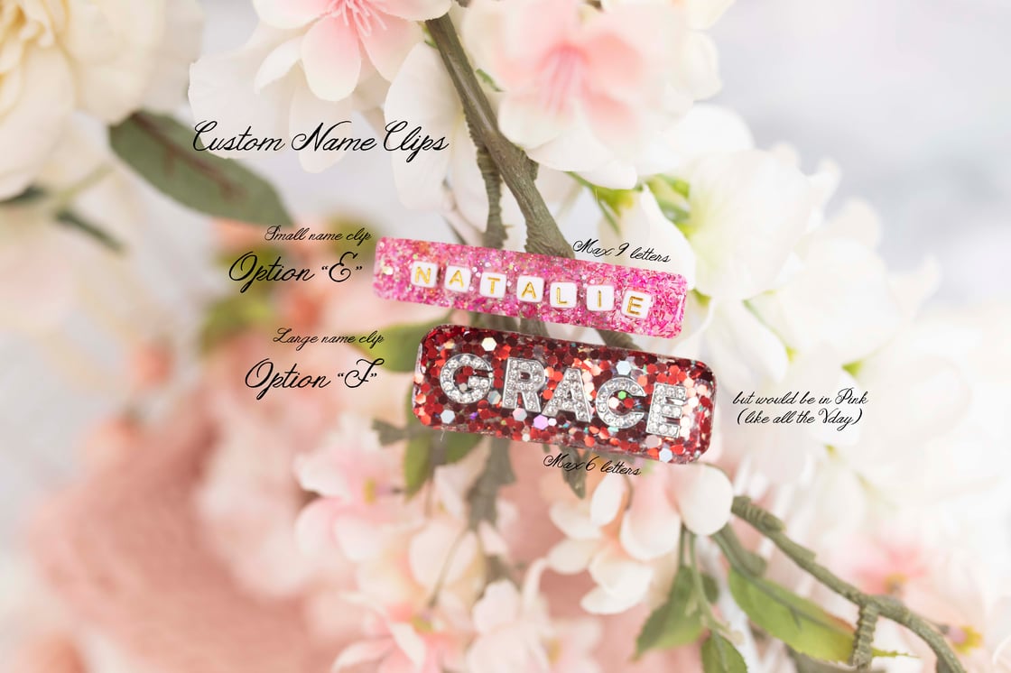 Image of VALENTINES DAY CLIP (SET OF 2)- NO MIXING AND MATCHING (limited sets)