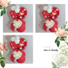 Polka Dot Red Heart 18 inch Foil Balloon