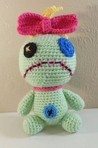 Crochet Scrump Amigurumi Plush Doll, Lilo and Stitch, Crochet Rag Doll, Dolls for Kids