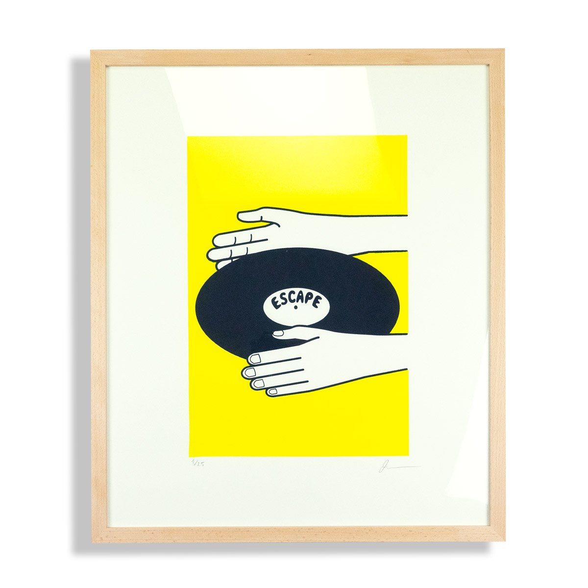 Image of ESCAPE - Limited Hand-Printed Screenprint, 50 cm x 60 cm