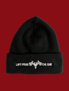 Black - Winter Hat  - Embroidered Horizontal Logo