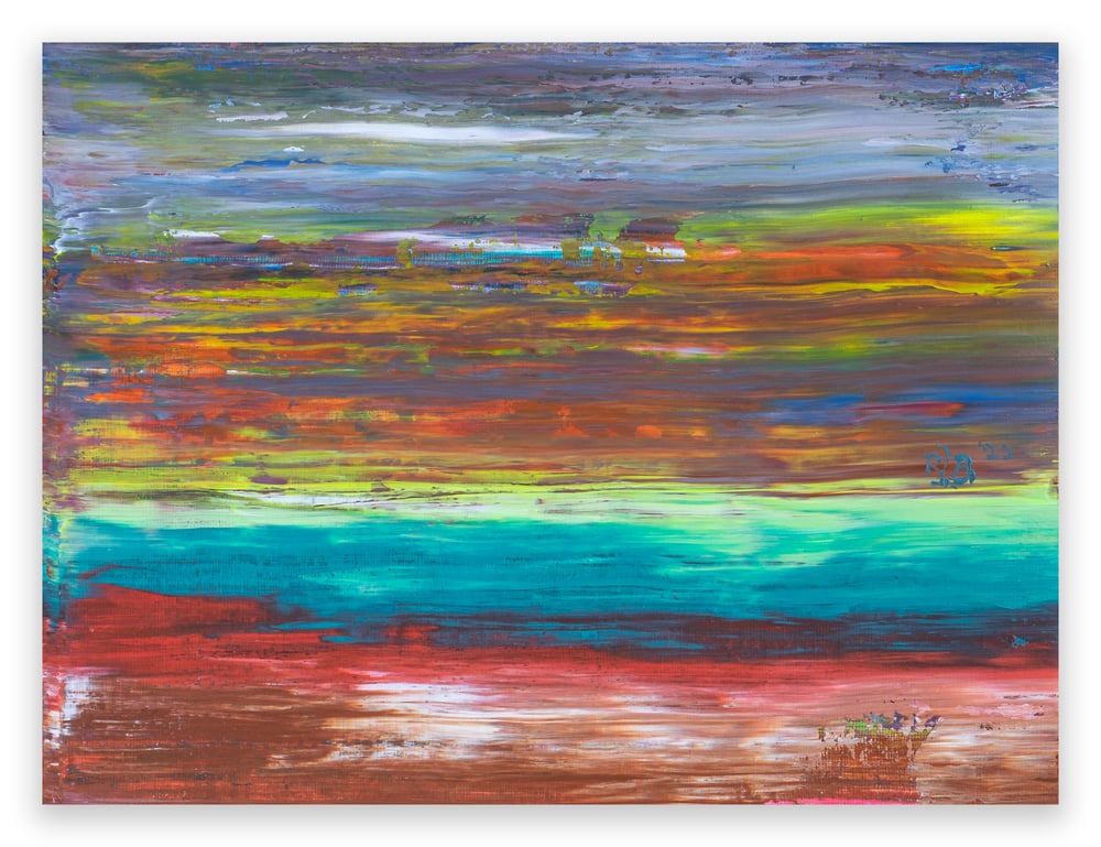 Image of ||ON SALE||</br>Lake Michigan Was Angry that Day... Pt. 7 - Blood Moon ||FRAMED||