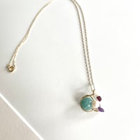 Image 4 of Cosmo Blue jade necklace