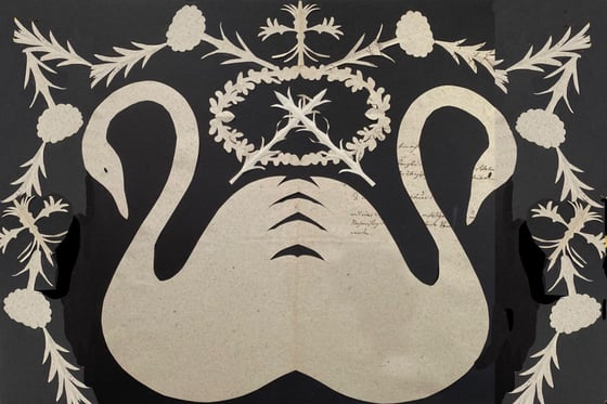 Image of Swan Papercut