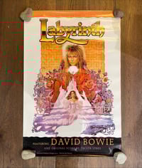 Original 1986 Labyrinth Soundtrack Movie Poster !