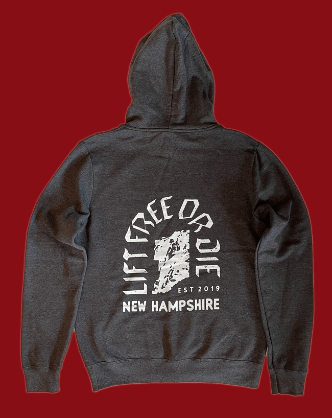 Charcoal - Hoodie - Old Man Of The Mountain