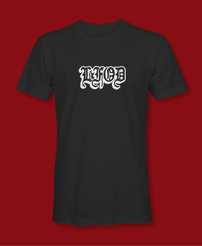Black - T-Shirt - LFOD Old Script