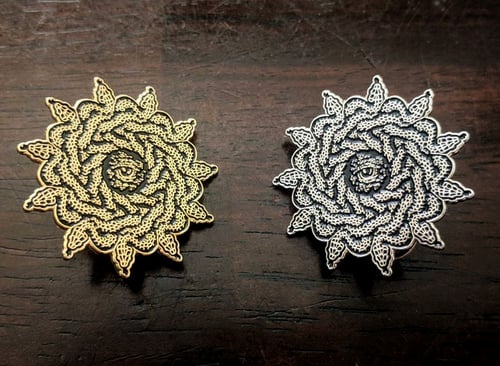 Image of Medusa's Protection (Silver or Gold) Enamel Pin