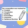 Composition Checklist Stamp