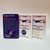 Image 1 of Aviapin Boeing 747-436 G-CIVF Pin Badge - Ex British Airways Aircraft
