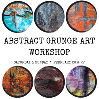 Abstract Grunge Art Workshop (online)
